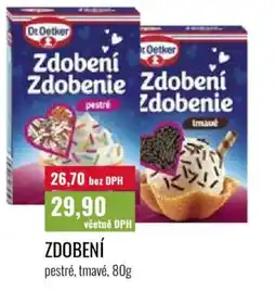 Ratio DR.OETKER Zdobení nabídka