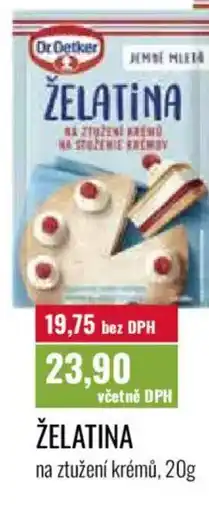 Ratio DR.OETKER Želatina nabídka