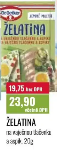 Ratio DR.OETKER Želatina nabídka