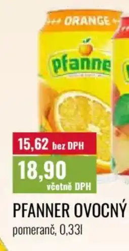 Ratio Pfanner ovocný pomeranč nabídka