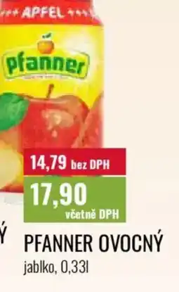 Ratio Pfanner ovocný jablko nabídka