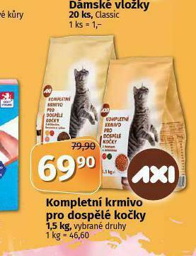 Coop Kompletní krmivo pro dospělé kočky nabídka