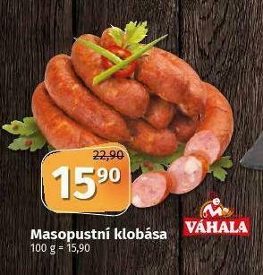 Coop Masopustní klobása nabídka