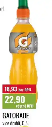 Ratio Gatorade nabídka