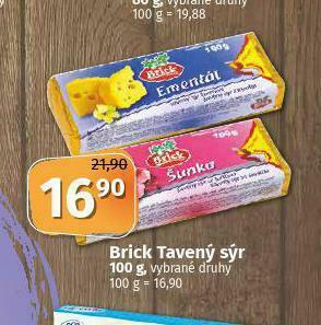 Coop Brick tavený sýr nabídka