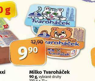 Coop Milko tvaroháček nabídka