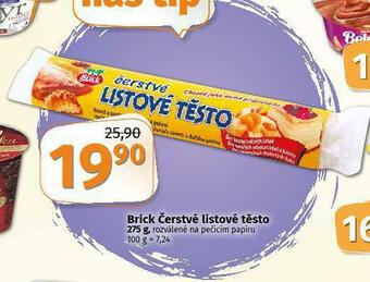Coop Brick čerstvé listové těsto nabídka