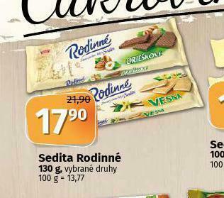 Coop Sedita rodinné nabídka
