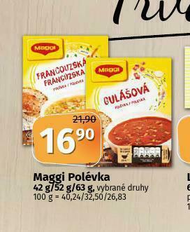 Coop Maggi polévka nabídka