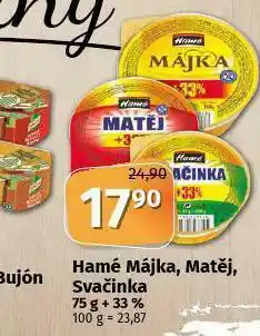 Coop Hamé májka, matěj. svačinka nabídka