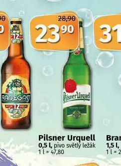 Coop Pivo pilsner urquell nabídka