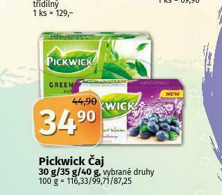 Coop Pickwick čaj nabídka
