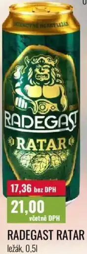 Ratio Radegast ratar ležák nabídka