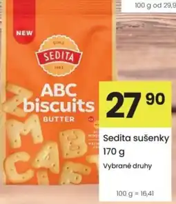Kubík potraviny Sedita sušenky nabídka