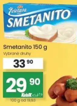 Kubík potraviny Smetanito nabídka