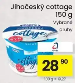 Kubík potraviny Madeta Jihočeský cottage nabídka