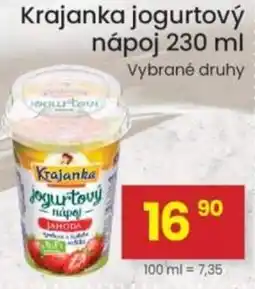 Kubík potraviny Krajanka jogurtový nápoj nabídka