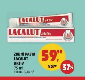Penny Market Zubní pasta lacalut aktiv nabídka