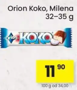 Kubík potraviny Orion Koko, Milena nabídka
