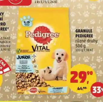 Penny Market Granule pedigree nabídka