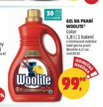Penny Market Gel na praní woolite nabídka