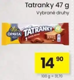 Kubík potraviny Tatranky nabídka