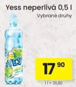 Kubík potraviny Yess neperlivá nabídka