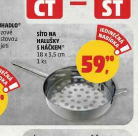 Penny Market Síto na halušky s háčkem nabídka