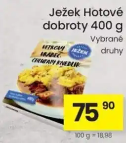Kubík potraviny Ježek Hotové dobroty nabídka