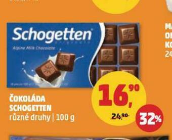 Penny Market Čokoláda schogetten nabídka