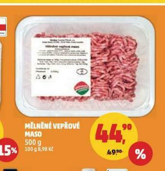 Penny Market Mělněné vepřové maso nabídka