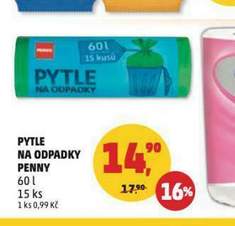 Penny Market Pytle na odpadky nabídka