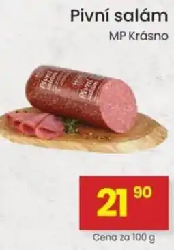 Kubík potraviny Pivní salám nabídka