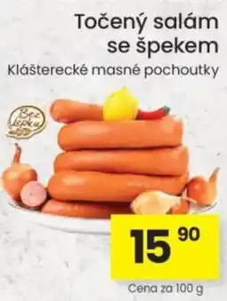 Kubík potraviny Točený salám se špekem nabídka
