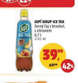 Penny Market Jupí sirup ice tea nabídka