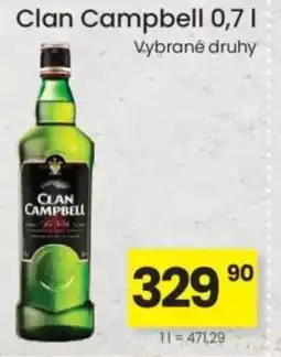 Kubík potraviny Clan Campbell nabídka