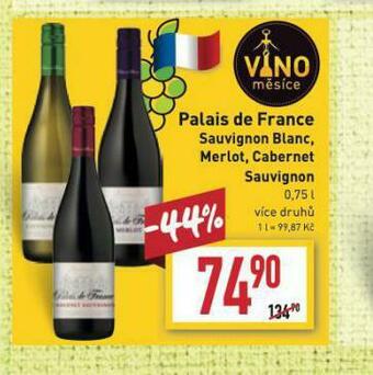Billa Palais de france merlot nabídka