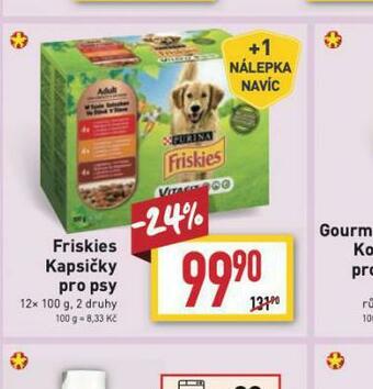 Billa Friskies kapsičky pro psy nabídka