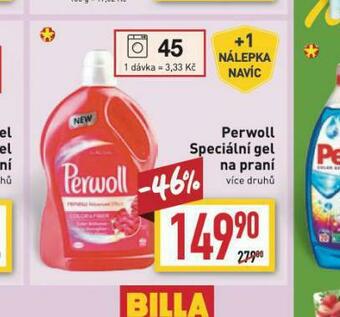 Billa Perwoll speciální gel na praní nabídka