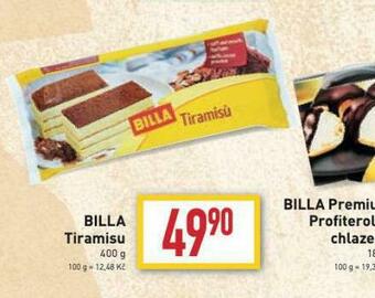 Billa Billa tiramisu nabídka