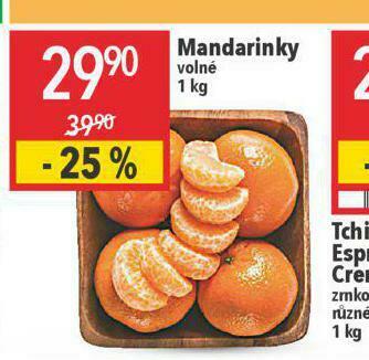 Globus Mandarinky nabídka