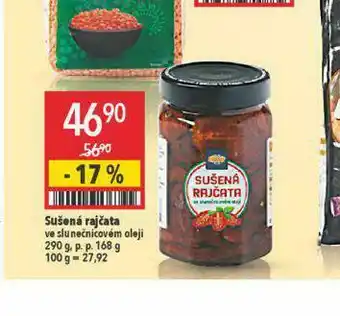 Sušená rajčata ve slunečnicovém oleji