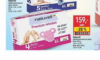 Globus Natuvell dětské plenky nabídka