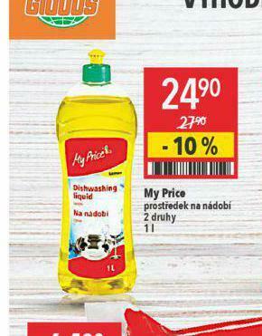 Globus My price prostředek na nádobí nabídka