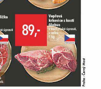 Globus Vepřová krkovice s kostí nabídka