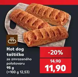 Kaufland Hot dog taštička nabídka