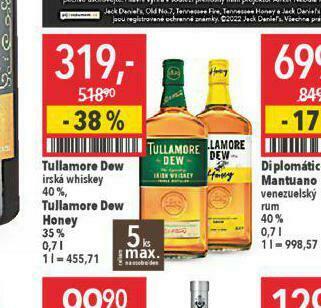 Globus Tullamore dew honey nabídka