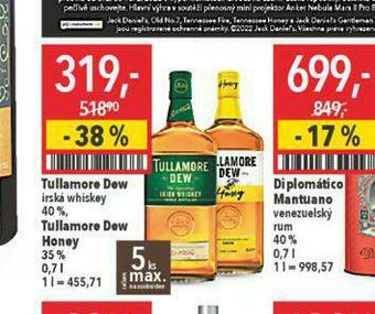 Globus Tullamore dew 40% nabídka