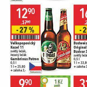 Globus Pivo gambrinus patron 12 nabídka