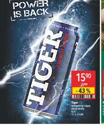 Globus Tiger energy drink nabídka